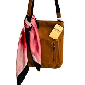 Cherie Bliss- leather crossbody bag with extendable strap